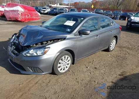 2017 Nissan Sentra Sv z USA, uszkodzony, nr VIN 3N1AB7AP5HY206101